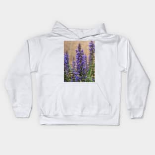 Forest of Purple Flowers Kids Hoodie